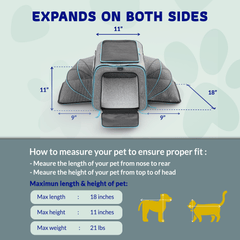 Rolling Rover Airline Compliant Expandable Wheeled Pet Carrier