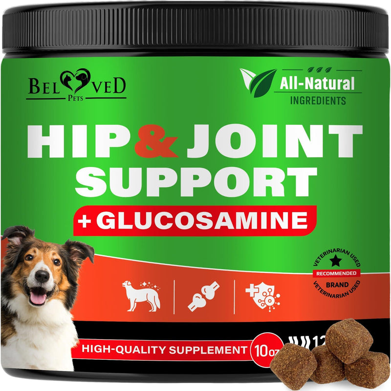 Dog Hip & Joint Chews Arthritis Pain Relief Glucosamine Chondroitin MSM & Turmeric