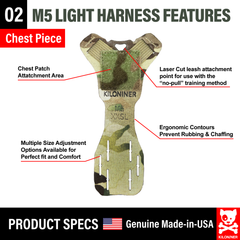 K9R - M5 MOLLE Light Vest